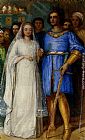 James Smetham The Knight's Bridal painting